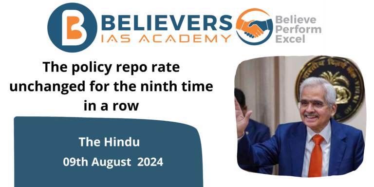 The policy repo rate unchanged for the ninth time in a row