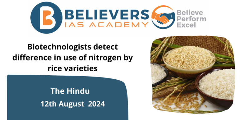 Biotechnologists detect difference in use of nitrogen by rice varieties