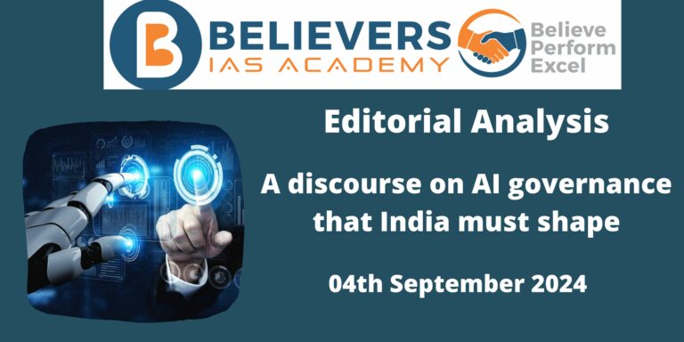 A discourse on AI governance that India must shape