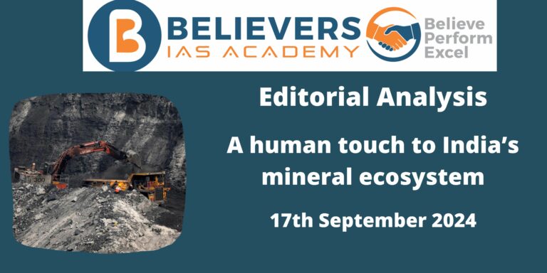 A human touch to India’s mineral ecosystem