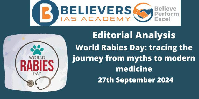 World Rabies Day: tracing the journey from myths to modern medicine