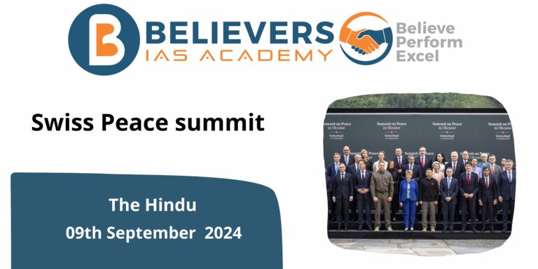 Swiss peace summit