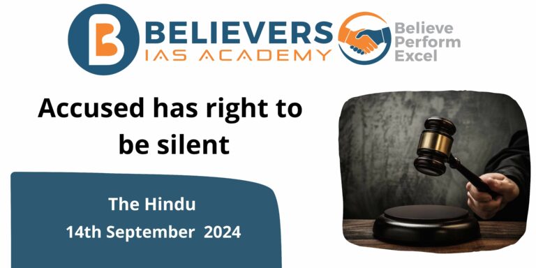 Accused has right to be silent