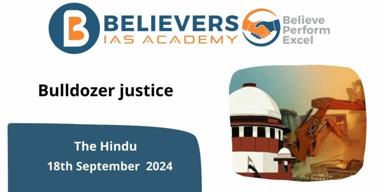 Bulldozer justice