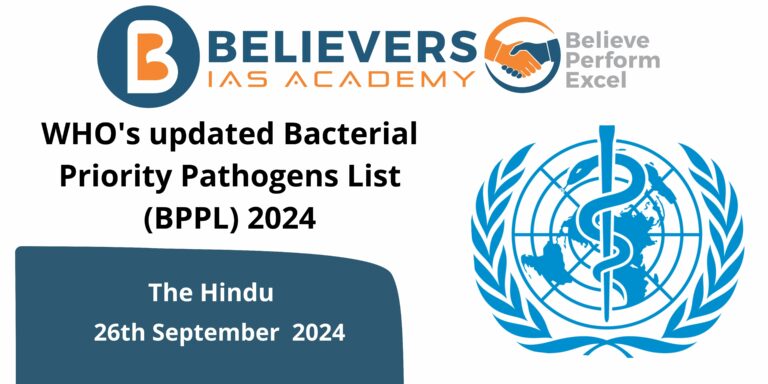 WHO’s updated Bacterial Priority Pathogens List (BPPL) 2024