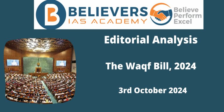 The Waqf Bill, 2024