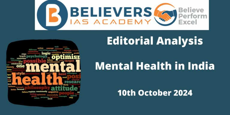 Mental Health in India