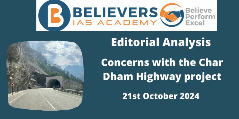Concerns with the Char Dham Highway project