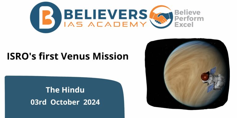 ISRO’s first Venus Mission