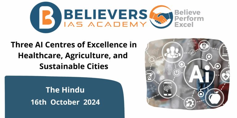 Three AI Centres of Excellence in Healthcare, Agriculture, and Sustainable Cities
