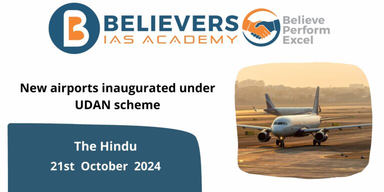 New airports inaugurated under UDAN scheme