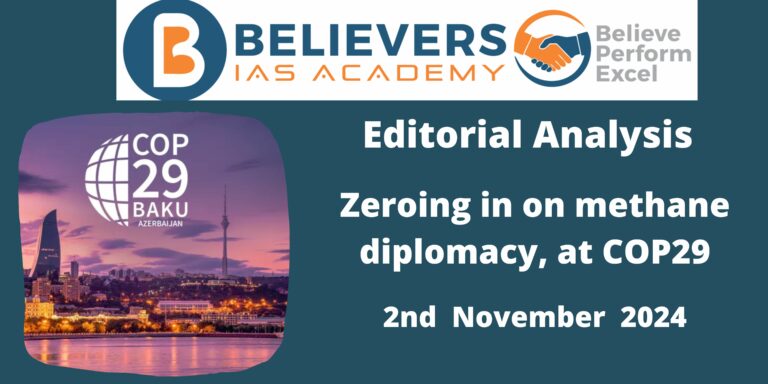Zeroing in on methane diplomacy, at COP29