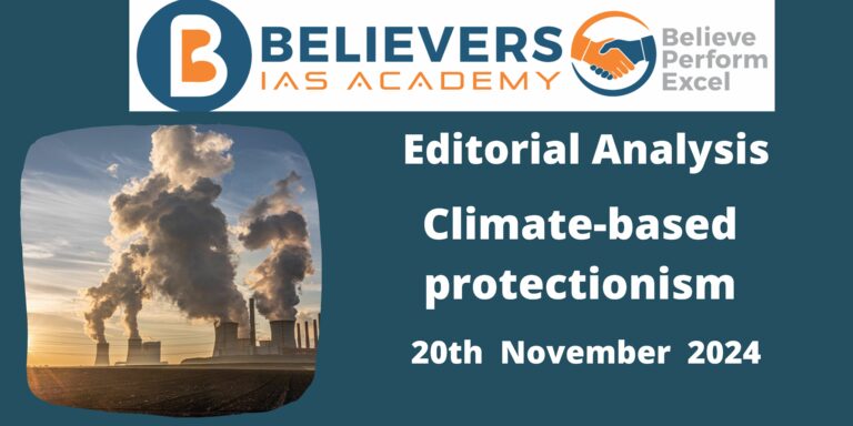 Climate-based protectionism