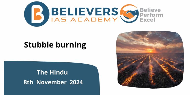 Stubble burning
