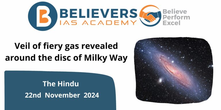Veil of fiery gas revealed around the disc of Milky Way