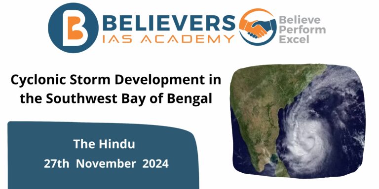 Cyclonic Storm Development in the Southwest Bay of Bengal