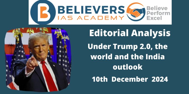 Under Trump 2.0, the world and the India outlook
