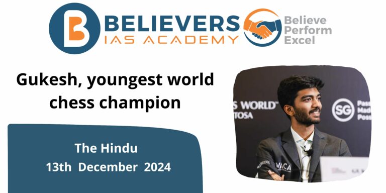 Gukesh, youngest world chess champion