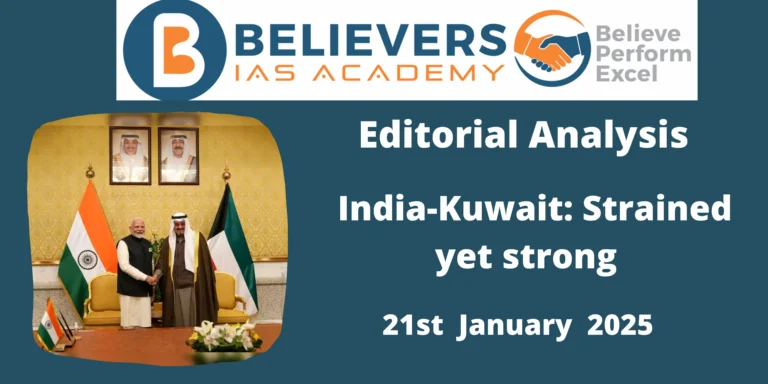 India-Kuwait: Strained yet strong.