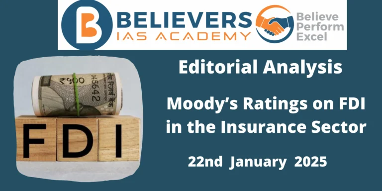 Moody’s Ratings on FDI in the Insurance Sector