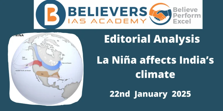 La Niña affects India’s climate