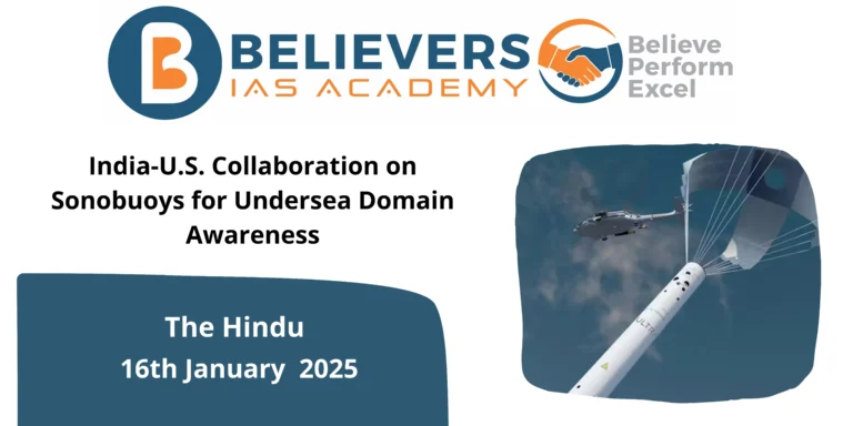 India-U.S. Collaboration on Sonobuoys for Undersea Domain Awareness