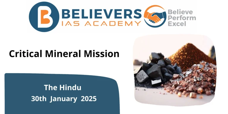  Critical Mineral Mission