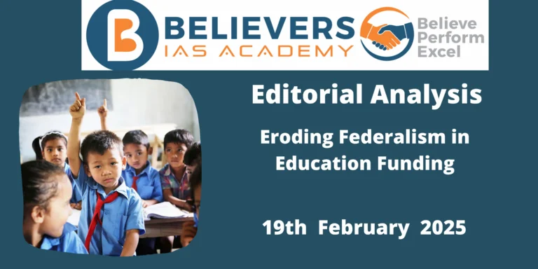Eroding Federalism in Education Funding