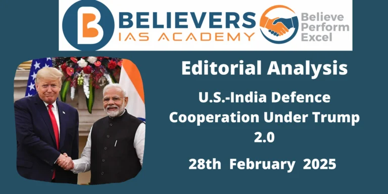 U.S.-India Defence Cooperation Under Trump 2.0