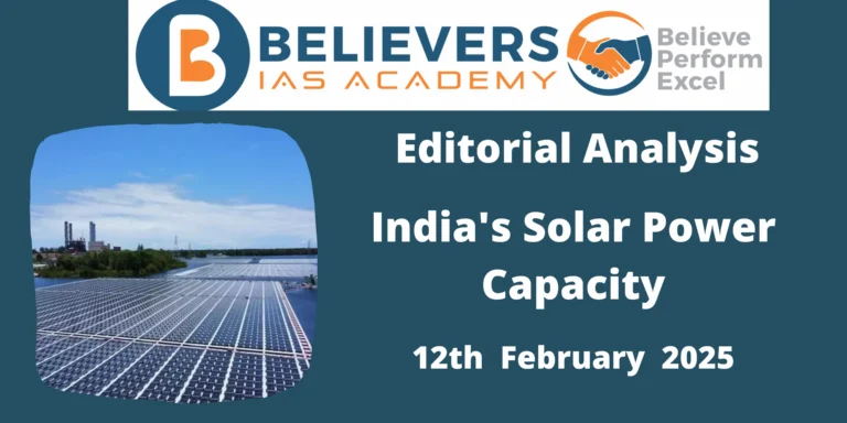 India’s Solar Power Capacity