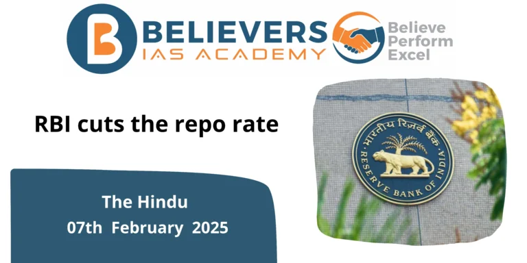 RBI cuts the repo rate