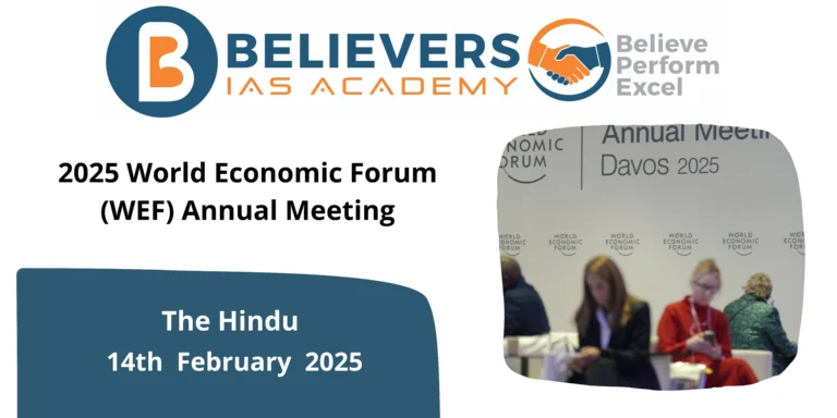 2025 World Economic Forum (WEF) Annual Meeting