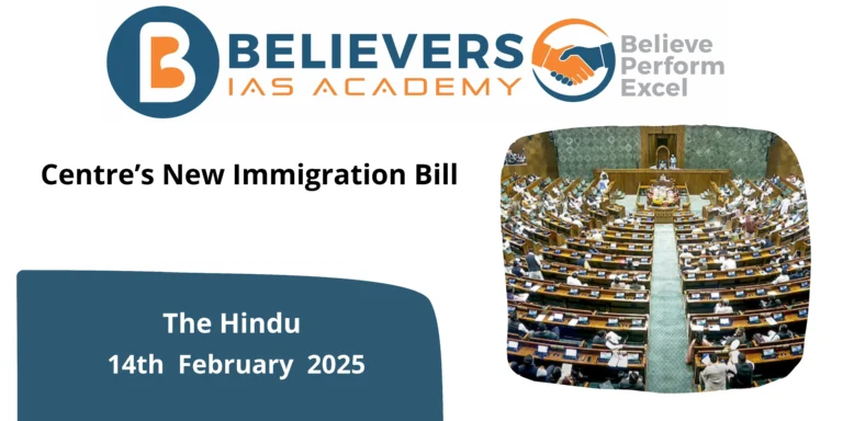 Centre’s New Immigration Bill
