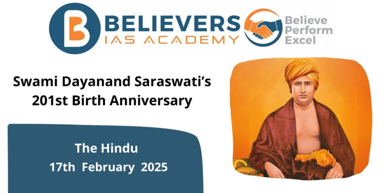 Swami Dayanand Saraswati’s 201st Birth Anniversary