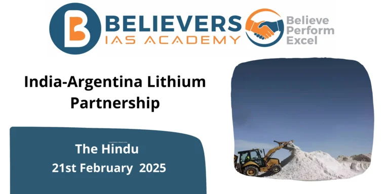 India-Argentina Lithium Partnership