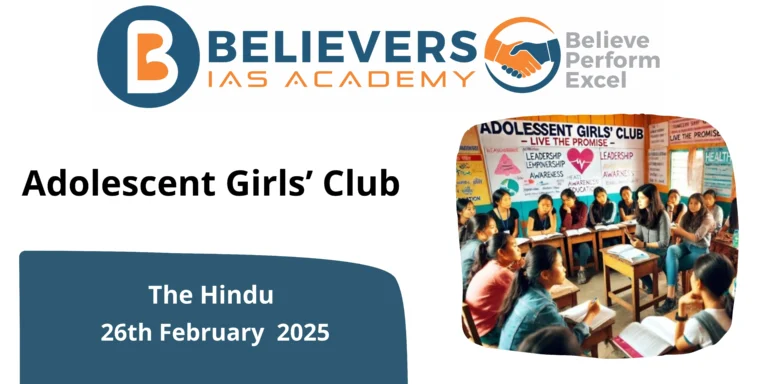 Adolescent Girls’ Club