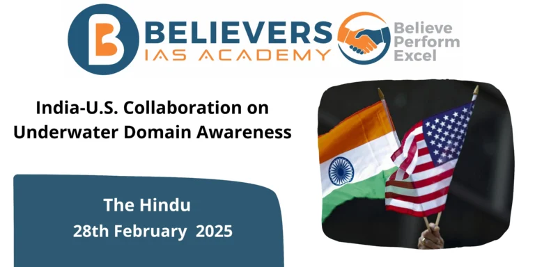 India-U.S. Collaboration on Underwater Domain Awareness