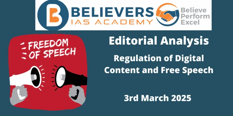 Regulation of Digital Content and Free Speech