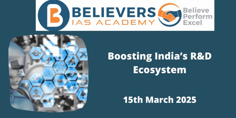Boosting India’s R&D Ecosystem