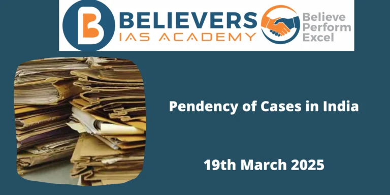 Pendency of Cases in India