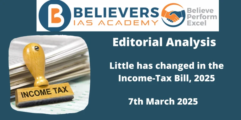 Little has changed in the Income-Tax Bill, 2025