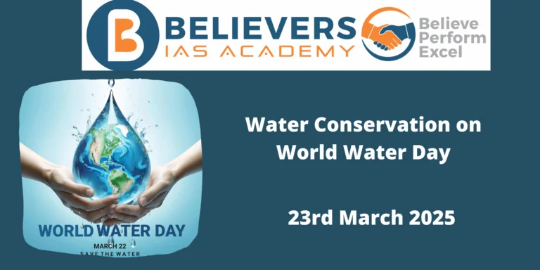 Water Conservation on World Water Day