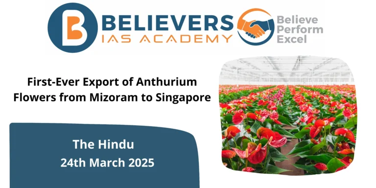First-Ever Export of Anthurium Flowers from Mizoram to Singapore
