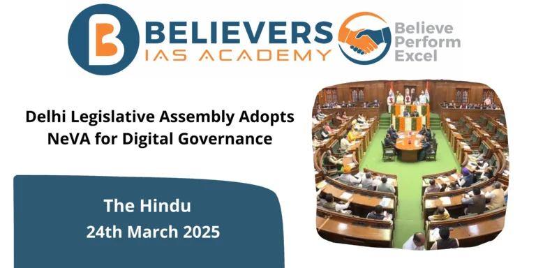 Delhi Legislative Assembly Adopts NeVA for Digital Governance