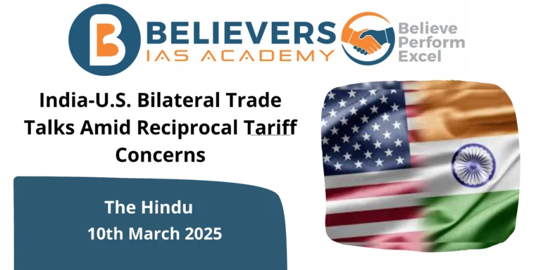 India-U.S. Bilateral Trade Talks Amid Reciprocal Tariff Concerns