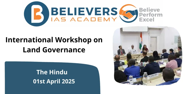 International Workshop on Land Governance