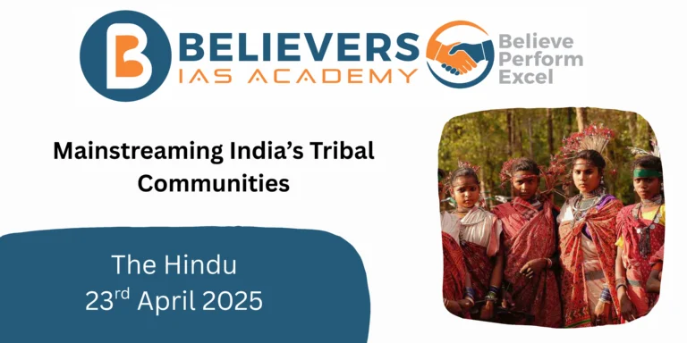 Mainstreaming India’s Tribal Communities
