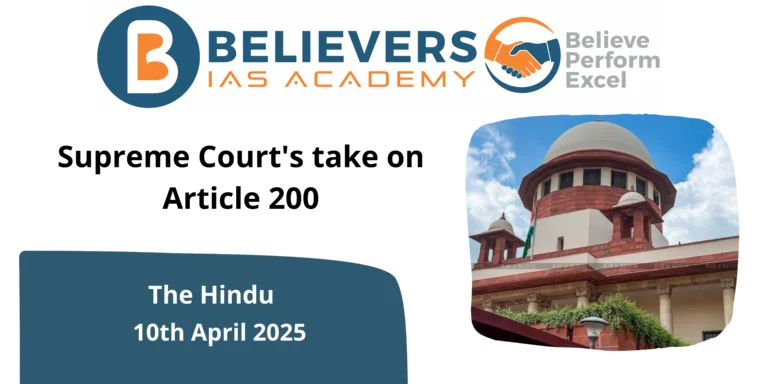 Supreme Court’s take on Article 200