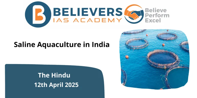 Saline Aquaculture in India