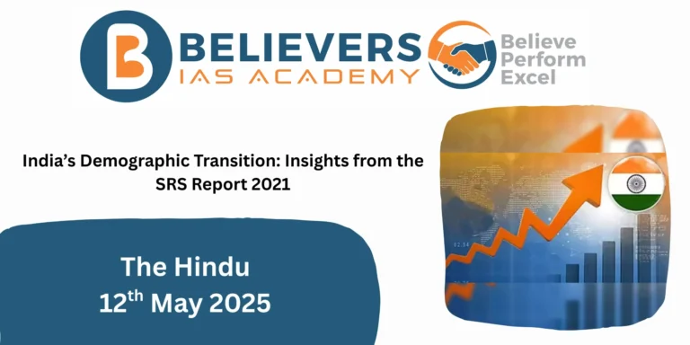 India’s Demographic Transition: Insights from the SRS Report 2021